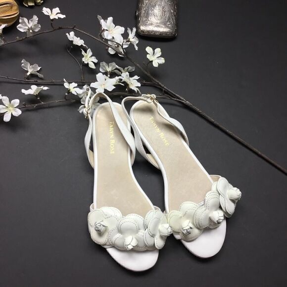 Taryn Rose Ida Flower Slingback Size 7M - Picture 1 of 6